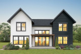 Secondary Image - Farmhouse House Plan - Rawhide Creek 83989 - Rear Exterior