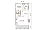 Craftsman House Plan - 84081 - 1st Floor Plan