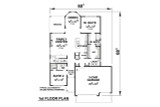 Traditional House Plan - 84179 - 1st Floor Plan