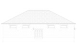 Traditional House Plan - Hillam 84117 - Left Exterior