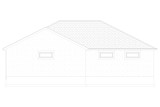 Traditional House Plan - Hillam 84117 - Right Exterior