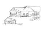 Craftsman House Plan - Piney Hill 84243 - Right Exterior