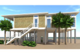Cape Cod House Plan - Sandcastle 84313 - Right Exterior