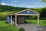 Traditional House Plan - 84376 - Front Exterior