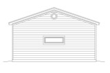 Secondary Image - Traditional House Plan - 84376 - Rear Exterior