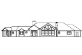 Secondary Image - Ranch House Plan - Bellewood 84387 - Rear Exterior