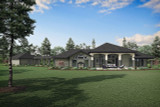 Secondary Image - Prairie House Plan - Argent 84530 - Rear Exterior