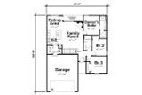 Traditional House Plan - Krebs Pointe 84562 - 1st Floor Plan