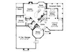 Spanish House Plan - Stanfield 84658 - 1st Floor Plan