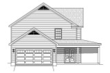 Country House Plan - 84778 - Left Exterior