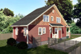 Cottage House Plan - 84890 - Left Exterior