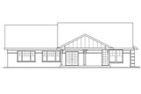 Secondary Image - Ranch House Plan - Bakersfield 84900 - Rear Exterior