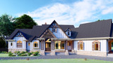 Traditional House Plan - Sun Tiger Creek Cottage 85002 - Front Exterior