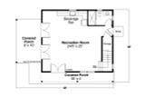 Cottage House Plan - Bayberry Cottage 85054 - 1st Floor Plan