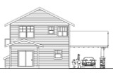 Bungalow House Plan - Maplecreek 85032 - Rear Exterior