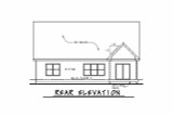 Farmhouse House Plan - Cedar Creek 85421 - Rear Exterior