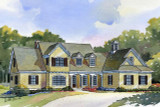 European House Plan - Vinewood 85522 - Front Exterior