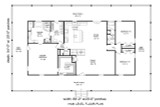 Country House Plan - Williams Woods 85525 - 1st Floor Plan