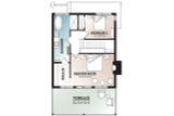 Secondary Image - Contemporary House Plan - Taylor 85611 - 2nd Floor Plan