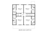 Secondary Image - Colonial House Plan - 85655 - 2nd Floor Plan