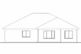 Secondary Image - Craftsman House Plan - Camas 85664 - Rear Exterior