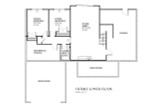 Secondary Image - Ranch House Plan - Mesquite 85788 - Basement Floor Plan