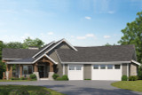 Craftsman House Plan - Seawall Point 85826 - Front Exterior