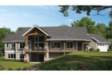 Secondary Image - Craftsman House Plan - Seawall Point 85826 - Left Exterior