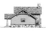 Lodge Style House Plan - Spring Creek 85902 - Left Exterior