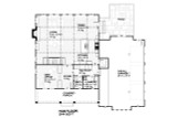 Craftsman House Plan - Alpine 85980 - 1st Floor Plan