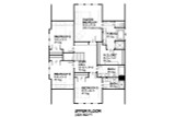 Secondary Image - Craftsman House Plan - Alpine 85980 - 2nd Floor Plan