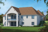 European House Plan - Ashwood Glenn 86001 - Rear Exterior