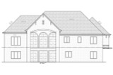 European House Plan - Ashwood Glenn 86001 - Rear Exterior