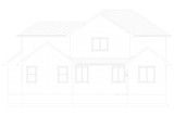 Farmhouse House Plan - Ashwood 85901 - Rear Exterior