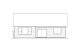 Contemporary House Plan - Peyette 86074 - Rear Exterior