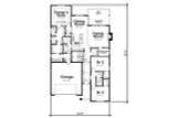 Craftsman House Plan - Kinsey Creek 86169 - 1st Floor Plan
