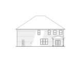 Traditional House Plan - 86257 - Rear Exterior