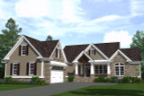 Craftsman House Plan - Englewood 86344 - Front Exterior