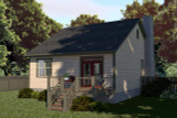 Cottage House Plan - 86393 - Rear Exterior