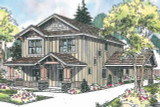 Craftsman House Plan - Alderdale 86645 - Front Exterior