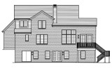 Cape Cod House Plan - Regents Park 86663 - Rear Exterior