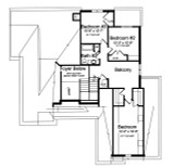 Secondary Image - Cape Cod House Plan - Regents Park 86663 - 2nd Floor Plan