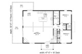 Craftsman House Plan - 86705 - 1st Floor Plan