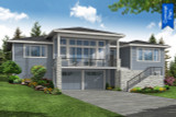 Prairie House Plan - Nehalem 86744 - Front Exterior