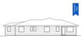 Prairie House Plan - Nehalem 86744 - Rear Exterior