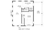 Traditional House Plan - Bear Creek Pass 87051 - 1st Floor Plan