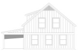 Traditional House Plan - Bear Creek Pass 87051 - Rear Exterior