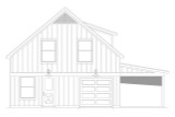 Traditional House Plan - Bear Creek Pass 87051 - Front Exterior