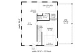 Traditional House Plan - Bear Creek Pass 87051 - 1st Floor Plan