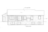 Secondary Image - Traditional House Plan - 87195 - Rear Exterior